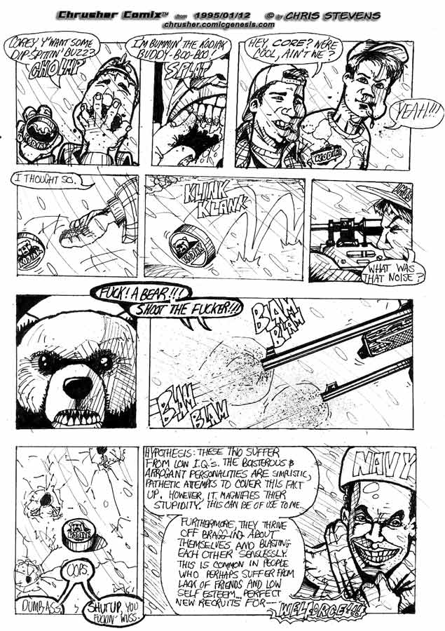 “Fuck! A bear! Shoot the fucker!” | Crusher, The Return of… #1