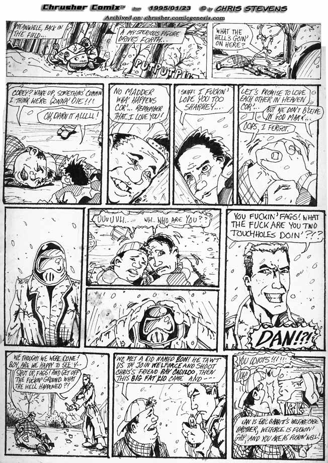 “What the fuck are you two fuckin’ toucholes doin’?” | Crusher, The Return of… #1