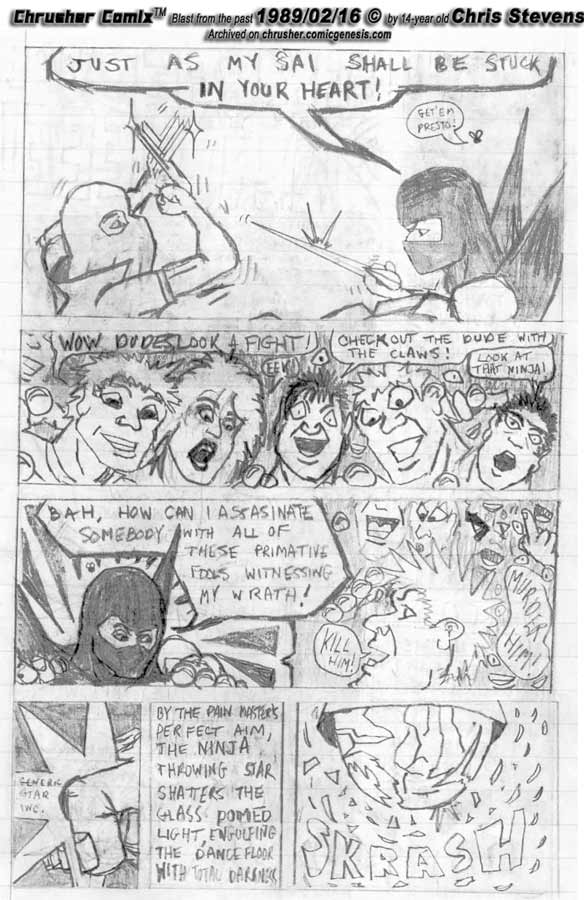 “My Sai Shall Be Stuck In Your Heart.”| Crusher Comics Classics #5