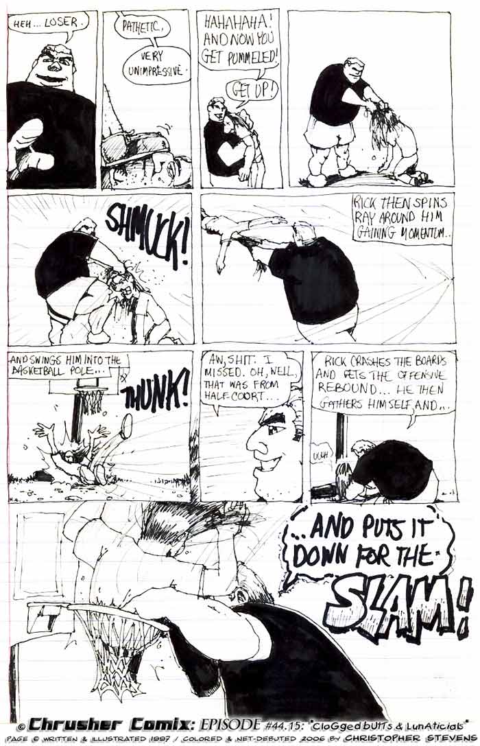 Puts Him Down For The Slam