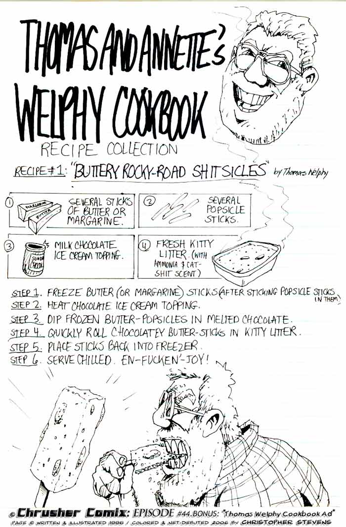 Welphy Cookbook Buttery Rocky Road Shitcicles
