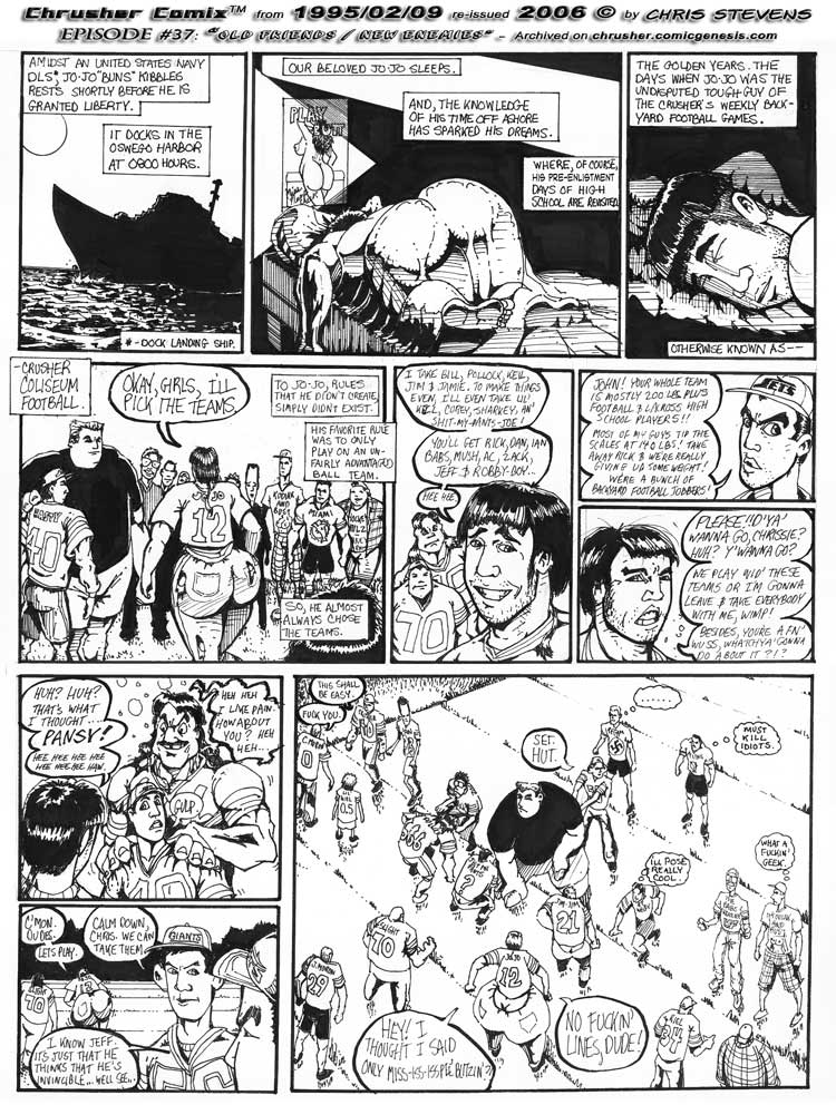 Jo-Jo dreams of his pre-enlistment days as Conqueror Football League bully | Old Friends/ New Enemies