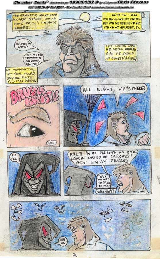 Aaron Walks Home after doing his girlfriend | Wrath of the Rake (1989-90)