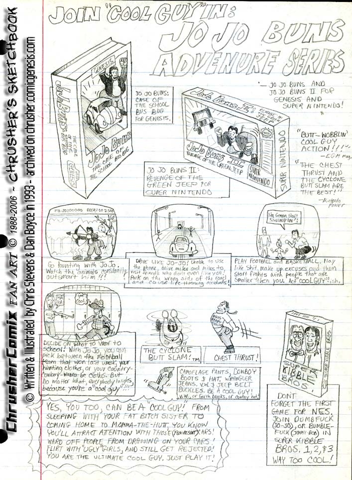 Jo Jo Adventures on the Sucka Genesis And Super Nindildo!