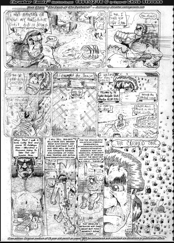 Barbarian plots to butcher Chrusher | The Bezerker Barbarian Howeird (1991)