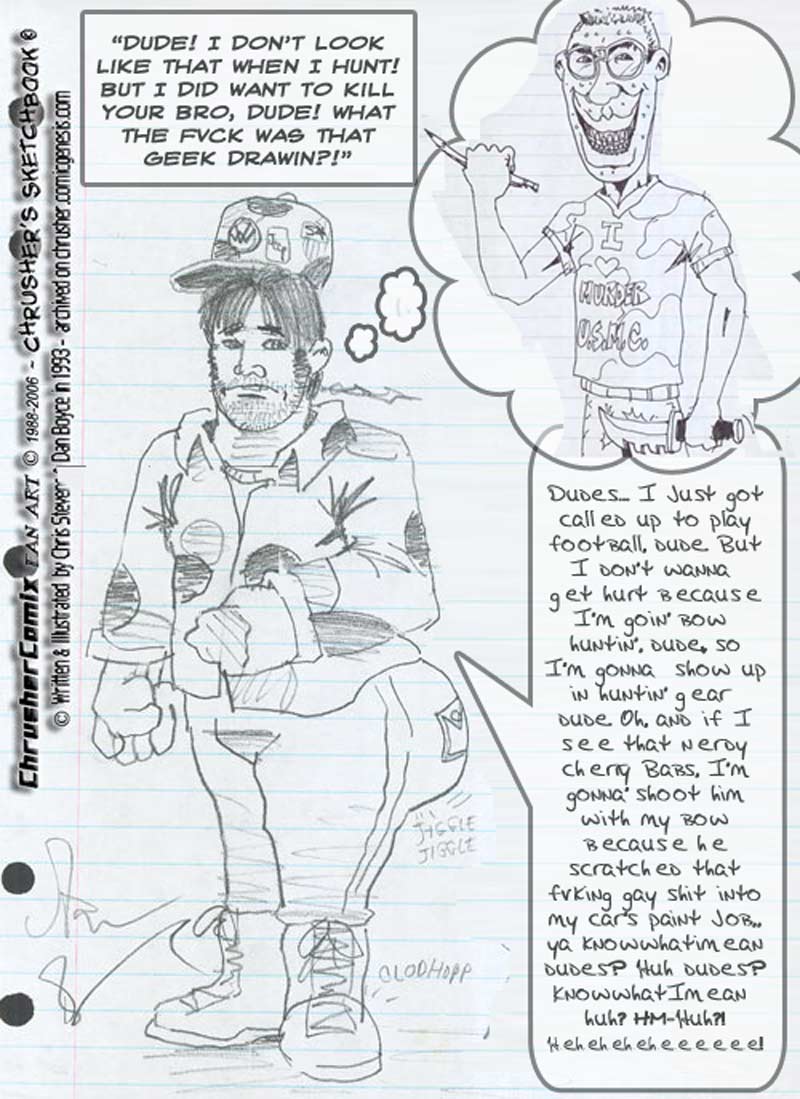 Jo Jo Plots His Day in his Huntin’ Gear | Crusher, “The Return of…” #2 (1995)