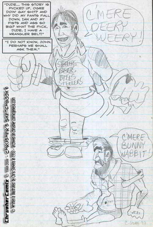 Jo Jo Bunns & Ogre Team Up! | Crusher Comics, “The Return of… ” #2 (1995)