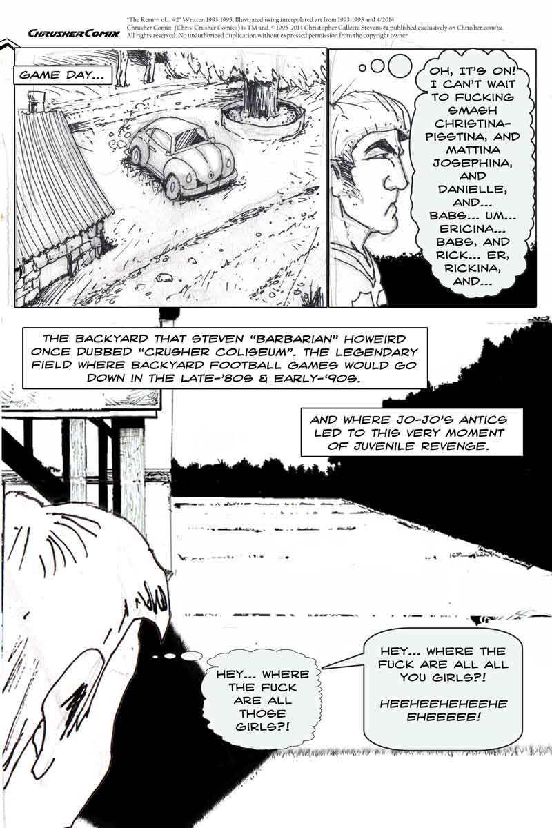 The Stage Of The Shooting Is Set | “Crusher, Return of…” #2: “Old Friends / New Enemies”