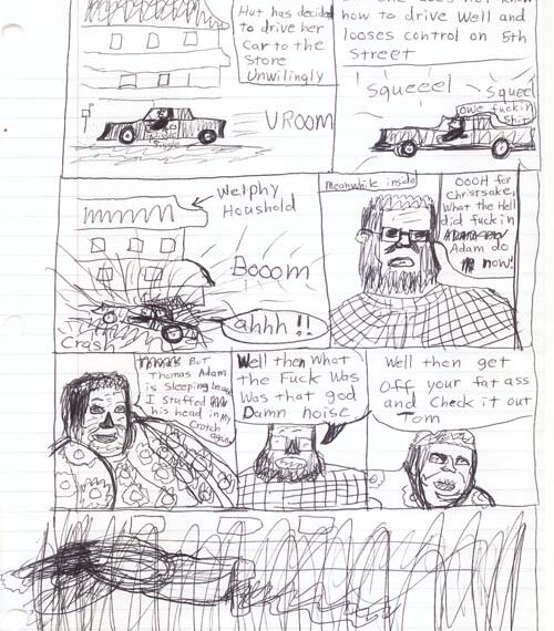 CANON FAN ART Mama The Butt Crashes Into Welphy House By Matt Stevens