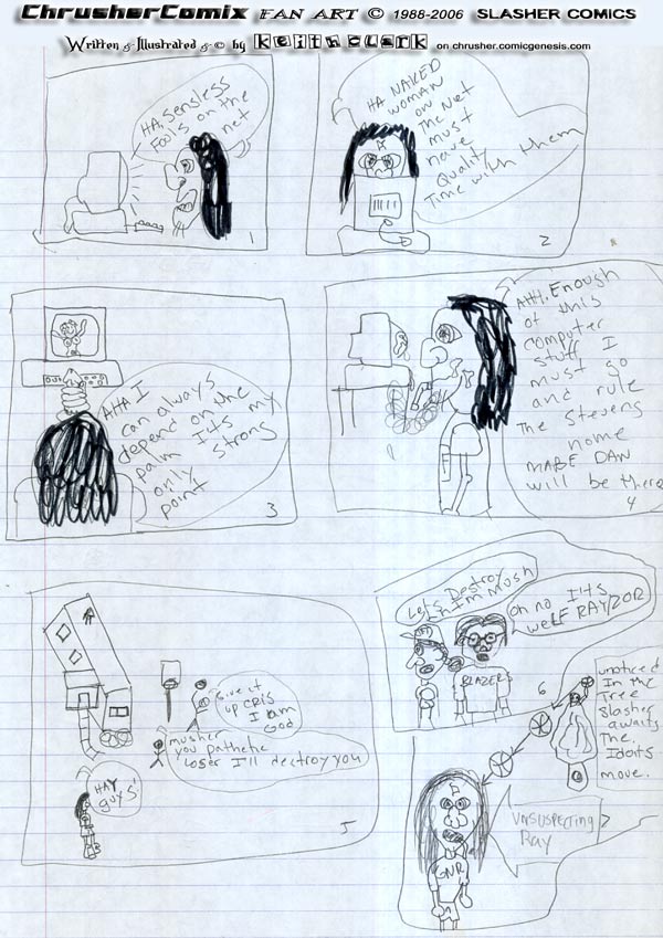 CANON FAN ART Ray Jerks Off To Internet Porn By Keith Clark