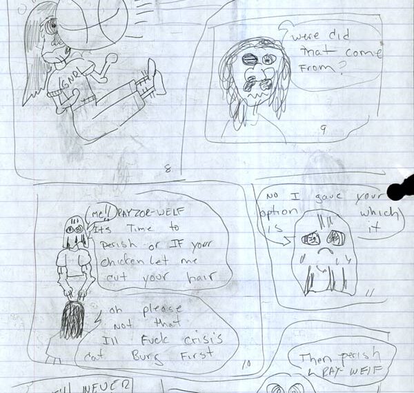 CANON FAN ART Slasher KOs Ray With Basketball By Keith Clark