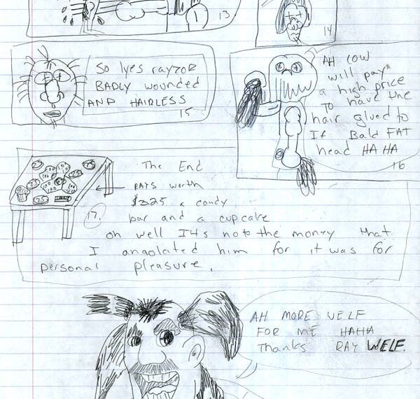 CANON FAN ART Cow Recycles Rays Hair By Keith Clark