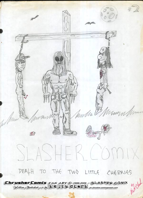 CANON FAN ART Keith Clarks Slasher Comics 2 The Death Of The Little Cherries