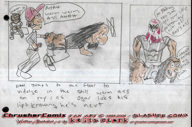 CANON FAN ART Dan Places Extremity In Wounded RaYzors Ass By Keith Clark