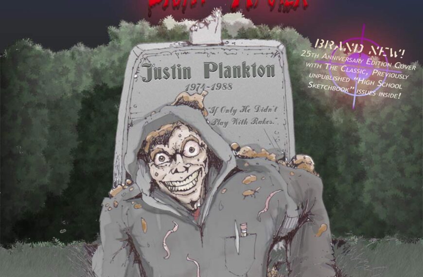 The Night Rise of the Grim Raker | Crusher Comics Classic #5 (25th Anniversary cover)